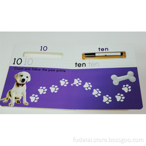 wipe board book with pen